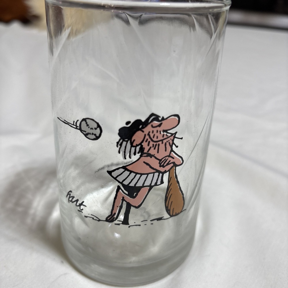 Vintage 1981‎ Arby's B.C. Ice Age Collector Series Glass Drink Ware 80s